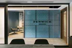 Fenwick Brands design elements are consistent throughout the space